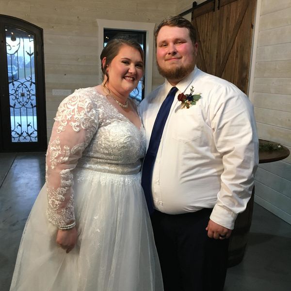 Indoor wedding ceremony at The Meadows Event Venue